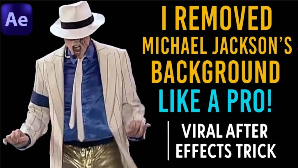 I Removed Michael Jackson’s Background Like a PRO! After Effects Tutorial