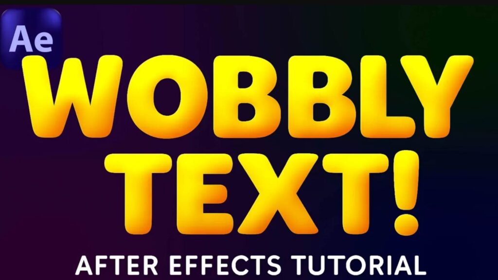 Wobbly Text Animation in After Effects – Fun & Easy Motion Tutorial