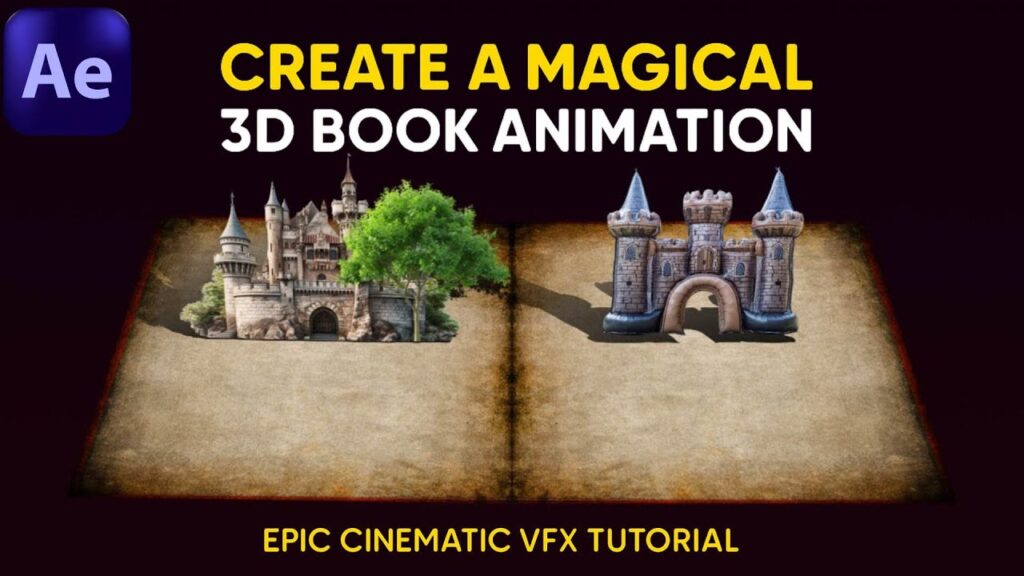 Create a Magical 3D Book Animation in After Effects | Epic Cinematic VFX Tutorial